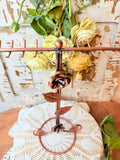 COPPER FINISH ROSE JEWELRY HOLDER RACK
