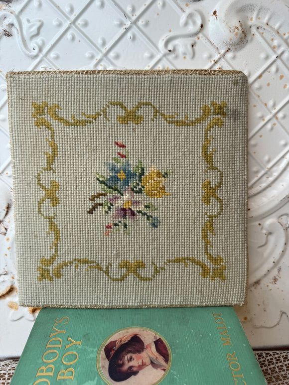 HANDMADE FLORAL DECOR PIECE VINTAGE