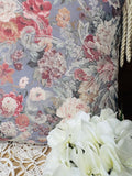 VICTORIAN TAPESTRY VINTAGE PILLOW WITH TASSELS