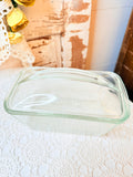 VINTAGE XLARGE GLASS LOAF PAN FRIDGIE