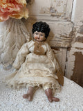 ANTIQUE 1800S GERMANY PORCELAIN HEAD DOLL