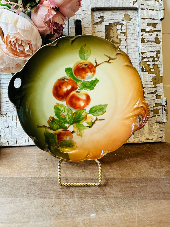 HANDPAINTED BAVARIA DETAILED FRUIT PLATE DECOR