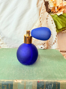 VINTAGE INDIGO PERFUME BOTTLE - 2 AVAILABLE