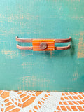 VINTAGE HAND PAINTED BOX WITH HANDLE