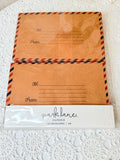 BROWN PAPER AIR MAIL STYLE ENVELOPES PACK OF 40