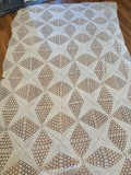 FULL SIZE VINTAGE BEAUTIFUL CROCHET BLANKET