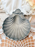 VINTAGE PEWTER OYSTER PLATE