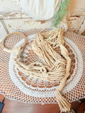 VINTAGE MACRAME PLANT HANGER #1
