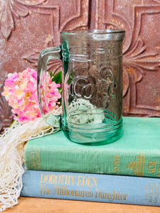 GREEN GLASS COKE STEIN VINTAGE - 3 AVAILABLE