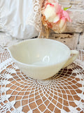 VINTAGE MID CENTURY MILK GLASS BATTER BOWL