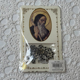 VINTAGE PRAYER TO SAINT BENEDICT ROSARY