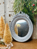 ORNATE VINTAGE SILVER MIRROR - 2 AVAILABLE