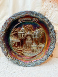 RARE VINTAGE FENTON CARNIVAL GLASS PLATE #4