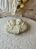 VINTAGE CHERUBS TRINKET BOX