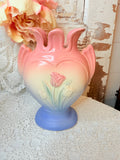 VINTAGE HULL POTTERY FLORAL VASE
