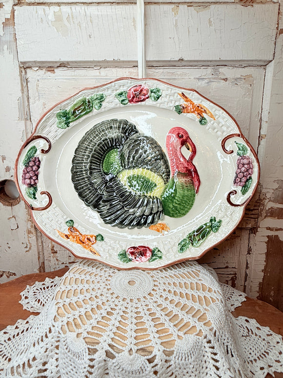 Gorgeous XL Vintage turkey platter