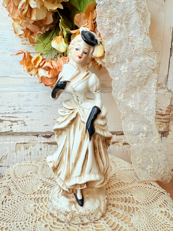 PORCELAIN VICTORIAN LADY FIGURINE