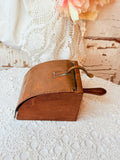 ANTIQUE WOOD AND COPPER BUN WARMER