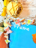 ENAMELED BUTTERFLY FRAME