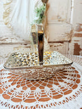 VINTAGE ORNATE SILVER BASKET