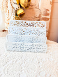 VINTAGE CUT OUT DESIGN MAIL HOLDER