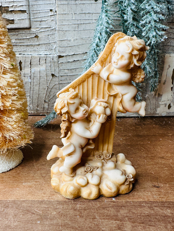 VINTAGE CHERUB ANGEL BABY - ANGELINA AND SERAPHINA