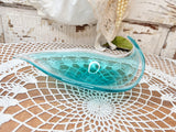 VINTAGE MURANO TEARDROP ORNATE DISH - 2 AVAILABLE