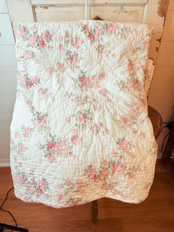 82 X 90 ROSÉ VINTAGE BLANKET