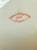VINTAGE PRUSSIA FLORAL PLATE