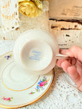 VINTAGE LAMBERTON IVORY CHINA CUP AND SAUCER