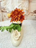 VINTAGE FLORAL SHOE PLANTER