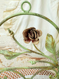 VINTAGE FLORAL CANDLE HOLDER WALL DECOR