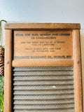 AUTHENTIC LARGE WASH BOARD VINTAGE