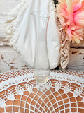 VINTAGE ETCHED FLUTED VASE