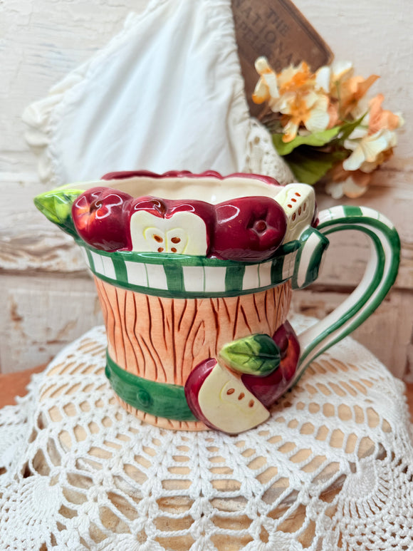VINTAGE APPLE BARREL PITCHER