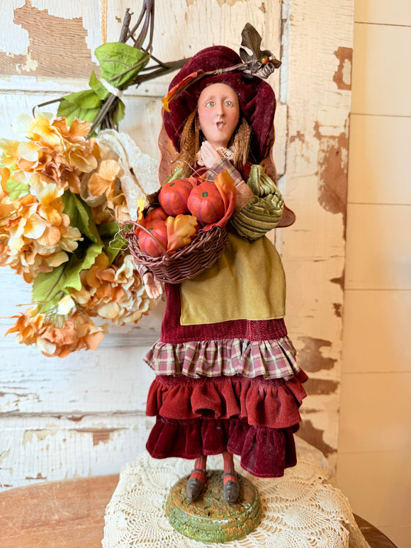 VINTAGE FAIRY AUTUMN SCARECROW #2