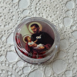 VINTAGE ROSE SCENTED HOLY LAND ROSARY #4