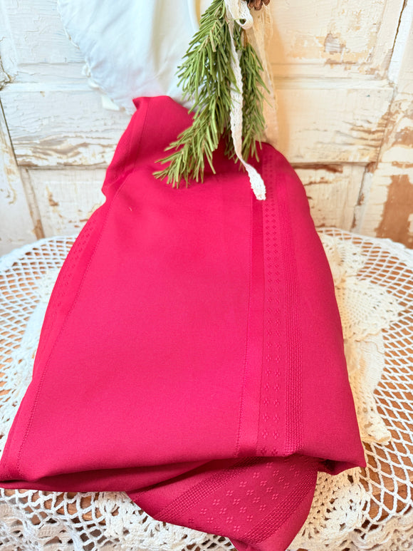 97x60 OVAL STRIPE VINTAGE TABLECLOTH