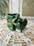 HANDMADE POTTERY CERAMIC ELEPHANT HEART JAR