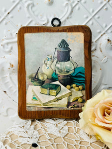 WOODEN VINTAGE WALL ART HANDMADE #1