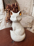 VINTAGE GOLD EAR CAT STATUETTE