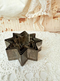 ANTIQUE SET OF STAR BISCUIT CUTTERS