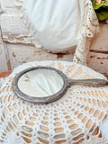 ANTIQUE SILVER HAND MIRROR