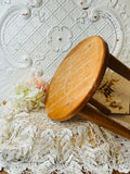 VINTAGE WOOD STOOL