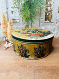 VINTAGE CHRISTMAS TEDDYS TIN