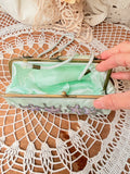 VINTAGE BEADED ROSE PURSE