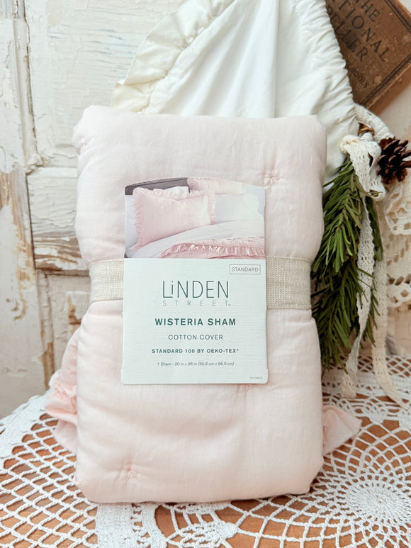 LINDEN WISTERIA SHAM COVER - 2 AVAILABLE