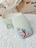 VINTAGE PORCELAIN FOOTED TRINKET DISH