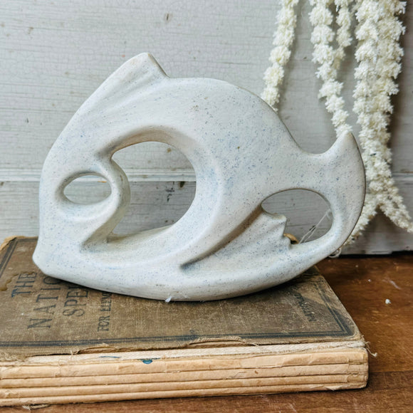 VINTAGE MID CENTURY FISH SCULPTURE