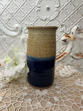 POTTERY VINTAGE BLUE VASE